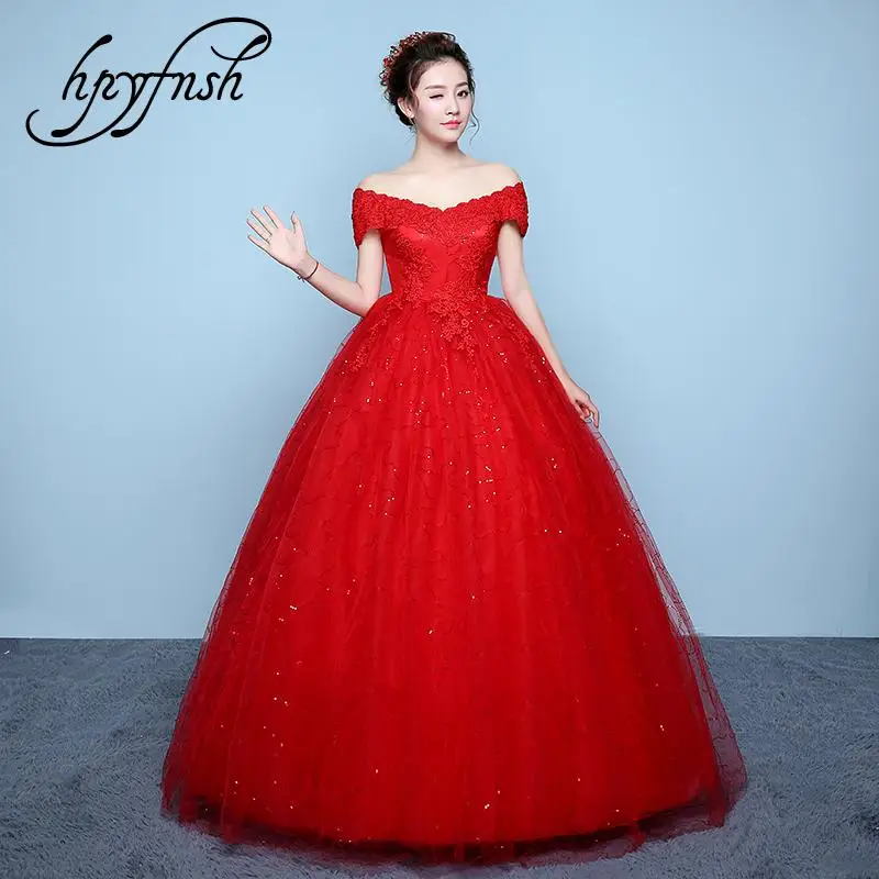 Аппликация Кружева Красный Белый простое свадебное платье Элегантные Короткие