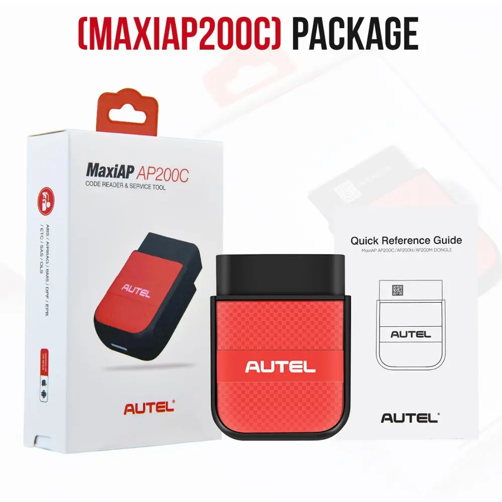 

Autel MaxiAP AP200C OBD2 Auto Diagnostic Tool Code Reader for Iphone Andriod PK AP200&Thinkdiag