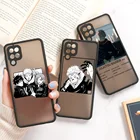 Чехол A51 с мультяшным аниме юютсу, чехол для Samsung A32, A52, A12, A50, A71, A21s, A31, A10s, A72, A11, A20S, A30, A42, A70, Жесткий Чехол из поликарбоната