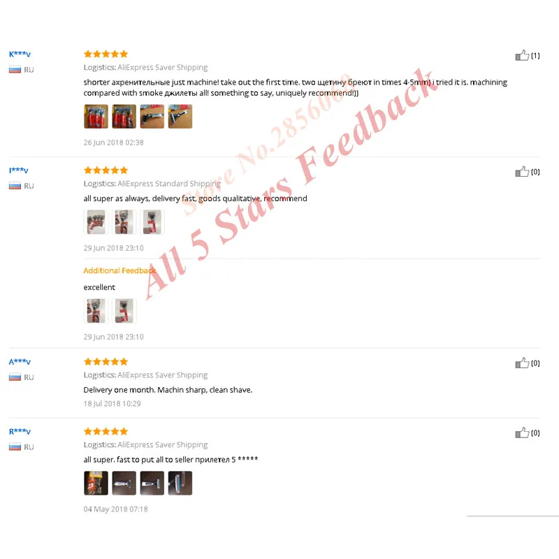 

3Pcs/Set Original High Quality Razors for Shaving 6 Layers Razor Blades Sharp Safety Shave Standard for Russian Beard Face Care