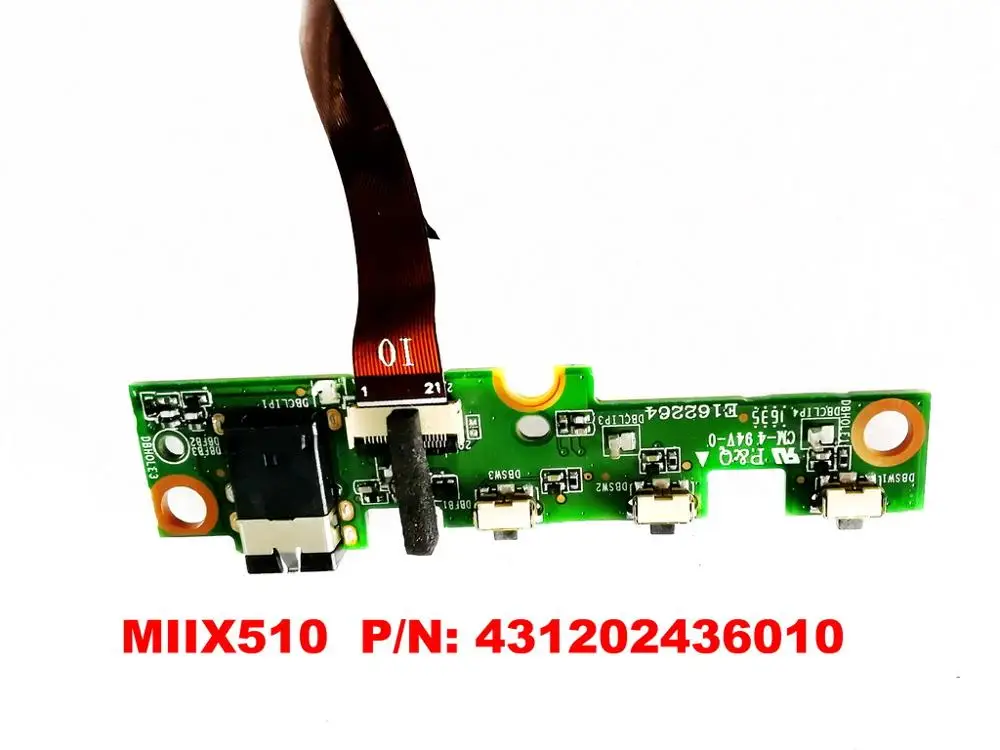 Оригинальная аудиоплата для Lenovo MIIX510 PN 431202436010 протестированная хорошая