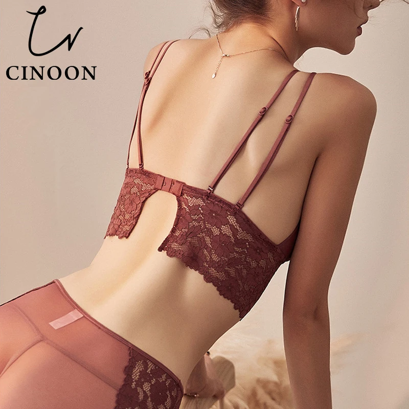 CINOON сексуальное кружевное нижнее белье для женщин бюстгальтер без косточек