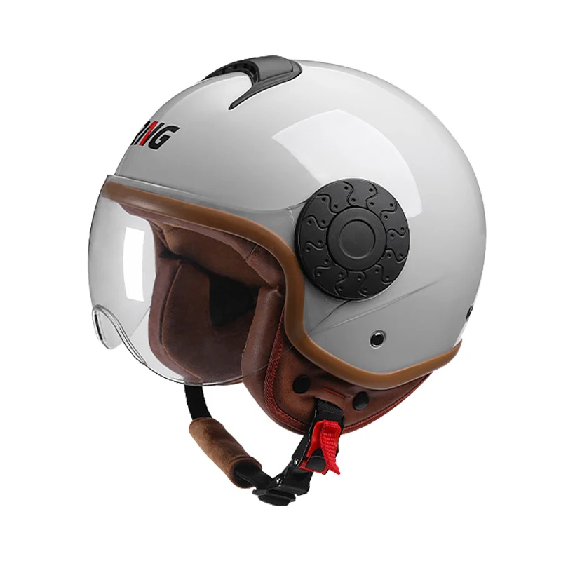 

Open Face Motorcycle Helmet Motorbike Retro Chopper Vespa Mopeds Cascos Pilot Jet Casque Safety Capacete De Motocicleta