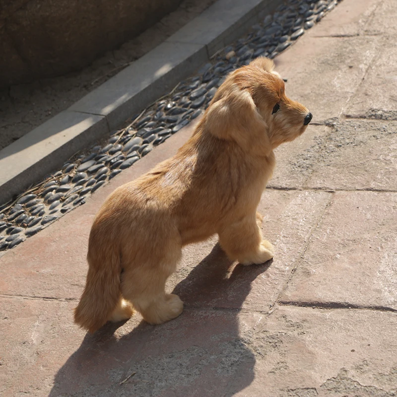 Имитация собаки кожаные волосы имитация животного корги собака украшение для