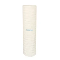 5 micron 20 big blue string wound sediment water filter cartridge whole house filtration compatible with wpp 45200 01