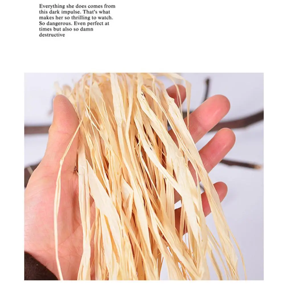 Комплект натуральной веревки из рафии Креативные Свадебные шнуры для упаковки