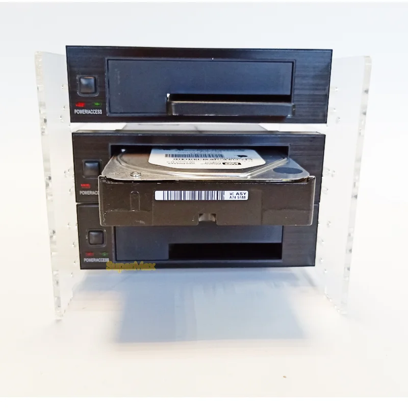 2 53 5 inch hard disk extraction box ssd hdd combination rack hot swappable external nas hard disk rack optical drive position free global shipping