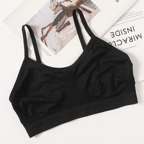 Femei sexy pentru topuri tuburi sutiene fără probleme sporturi nopads tops tops feminin lenjerie de somn moale lenjerie wireless bandaau intimate