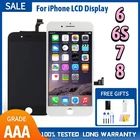 Экран AAA для iPhone 6, 6S, 7, 8 Plus, сенсорный дигитайзер, дисплей для iPhone 5 5S SE, 6P, 6SP, 7P, 8 P, сменный ЖК-дисплей в сборе с инструментами