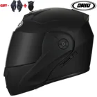 Мотоциклетный шлем, откидной модульный шлем с двойным козырьком, закрытый шлем для мото-Кросса