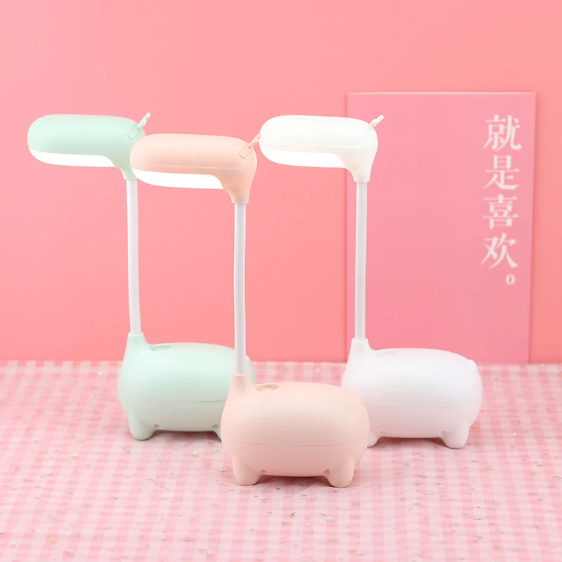 Олень светодиодный настольная лампа для чтения светильник USB Перезаряжаемые