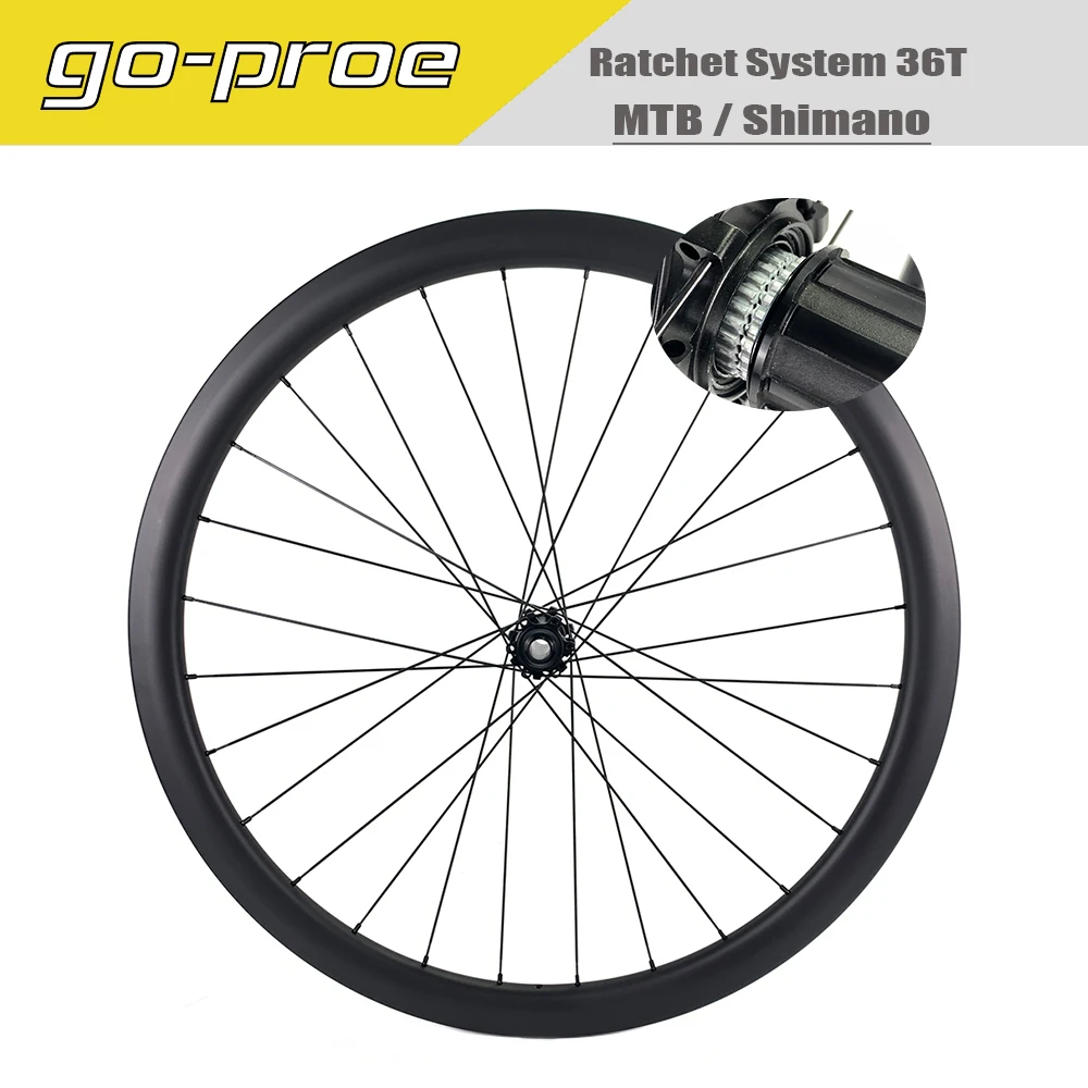 

Go-proe 29er MTB карбоновые колеса GM12 трещотка система 36T 6 болтов втулка подходит для семь типов обода для XC AM Cross Country All Mountain