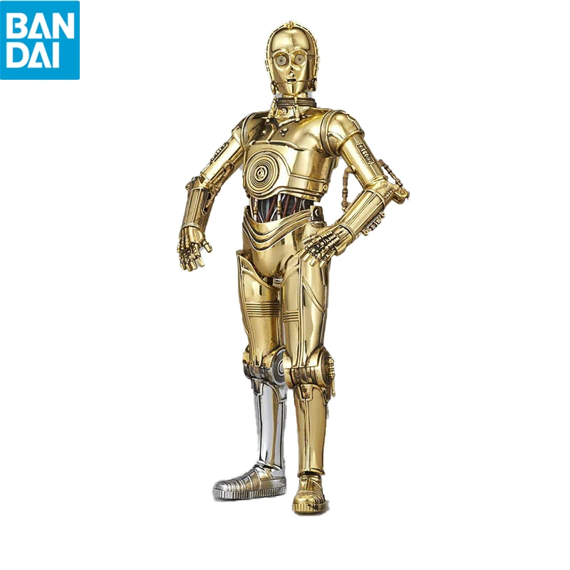 

6inches Bandai Star Wars C-3PO Robot Anime Figure PVC Model Kids Toys To Childrens Christmas Gifts