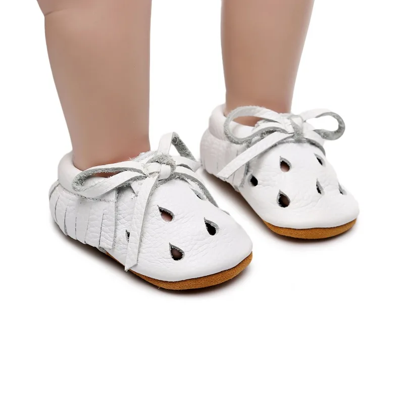 

Newborn Spring Autumn Baby Shoes PU Leather Fringe Baby Girls Shoes Non-Slip First Walkers Baby Moccasins 0-24 Months
