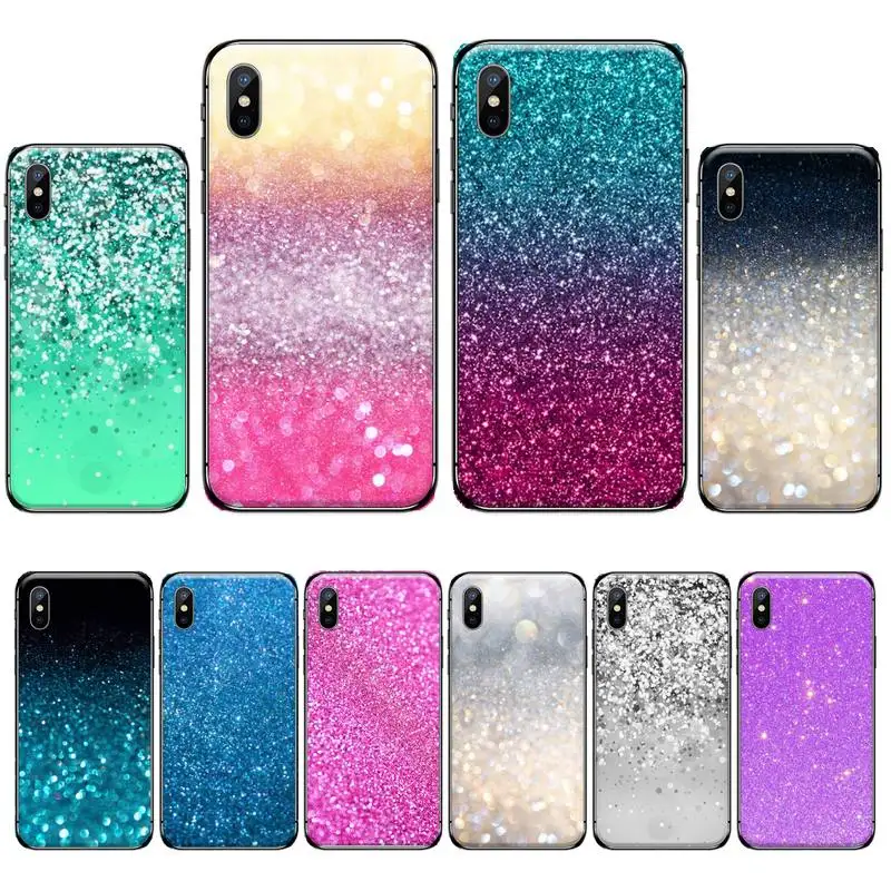 Блестящий чехол Pastel DIY для телефона оболочка iPhone 11 12 pro XS MAX 8 7 6 6S Plus X 5S SE 2020
