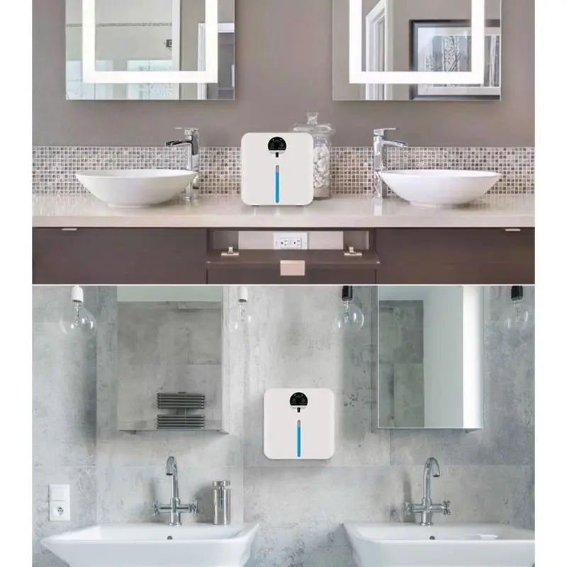 

Wall-Mounted Automatic Induction Soap Dispenser Hand Sanitizer Box Sensor 1300ML 896B
