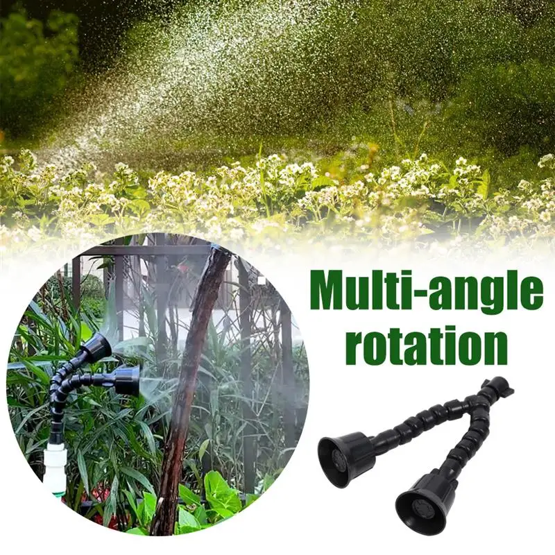 

Mist Irrigation Sprinkler 360 Degree Rotating Spray Nozzle Mist Irrigation Sprinkler Garden Greenhouse Watering Sprinkler