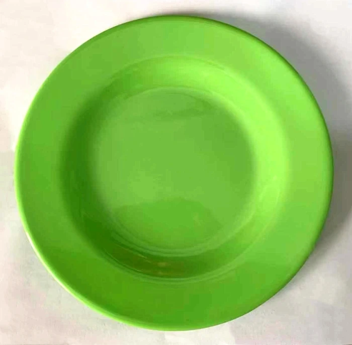 F511 Green FEIGO, 1 шт., обеденные тарелки, красочная посуда, фруктовое блюдце, пищевые пластиковые тарелки для закусок, кухонные принадлежности, тарелки F511 - Цвет: F511 Green