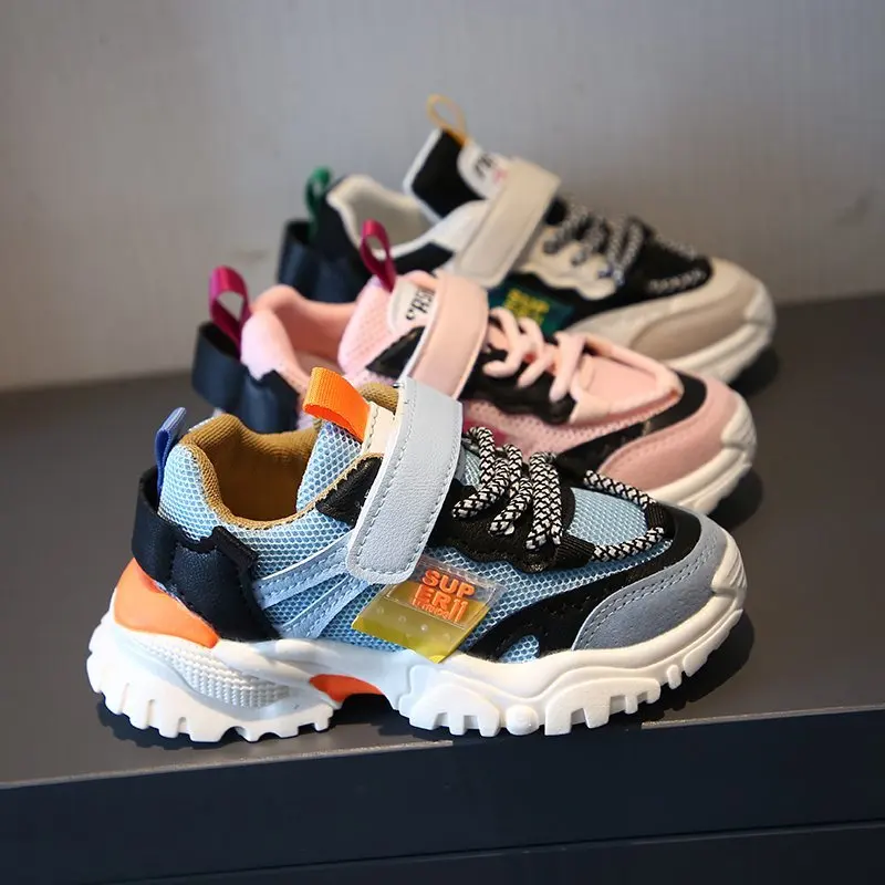 

New Children's Sport Shoes Boys and Girls Fashion Old Shoes Spring and Autumn Boys Casual Sneakers Children's Breathable Shoes