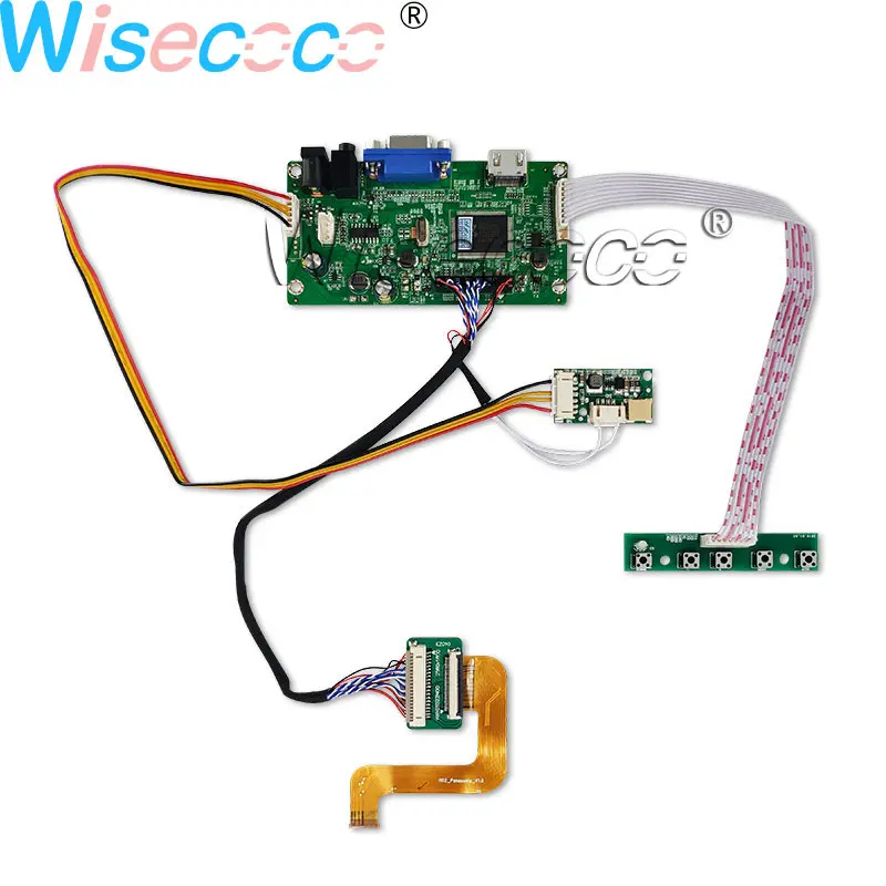 ЖК-дисплей Wisecoco 10 1 дюйма 2K 2560*1600 HDMI VGA LVDS 51 контактный разъем плата драйвера для