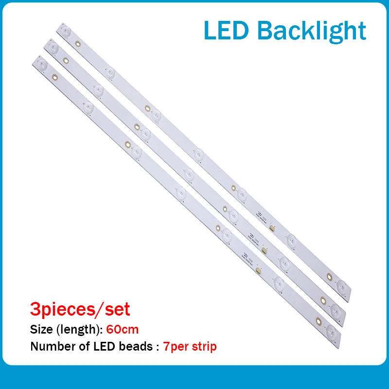 

15PCS 597mm LED TV Bands For DEXP F32D7000B 32inch LED Bars Backlight Strips Line ShineOn GC32D07-ZC21FG-15 Rulers Array 2D02296