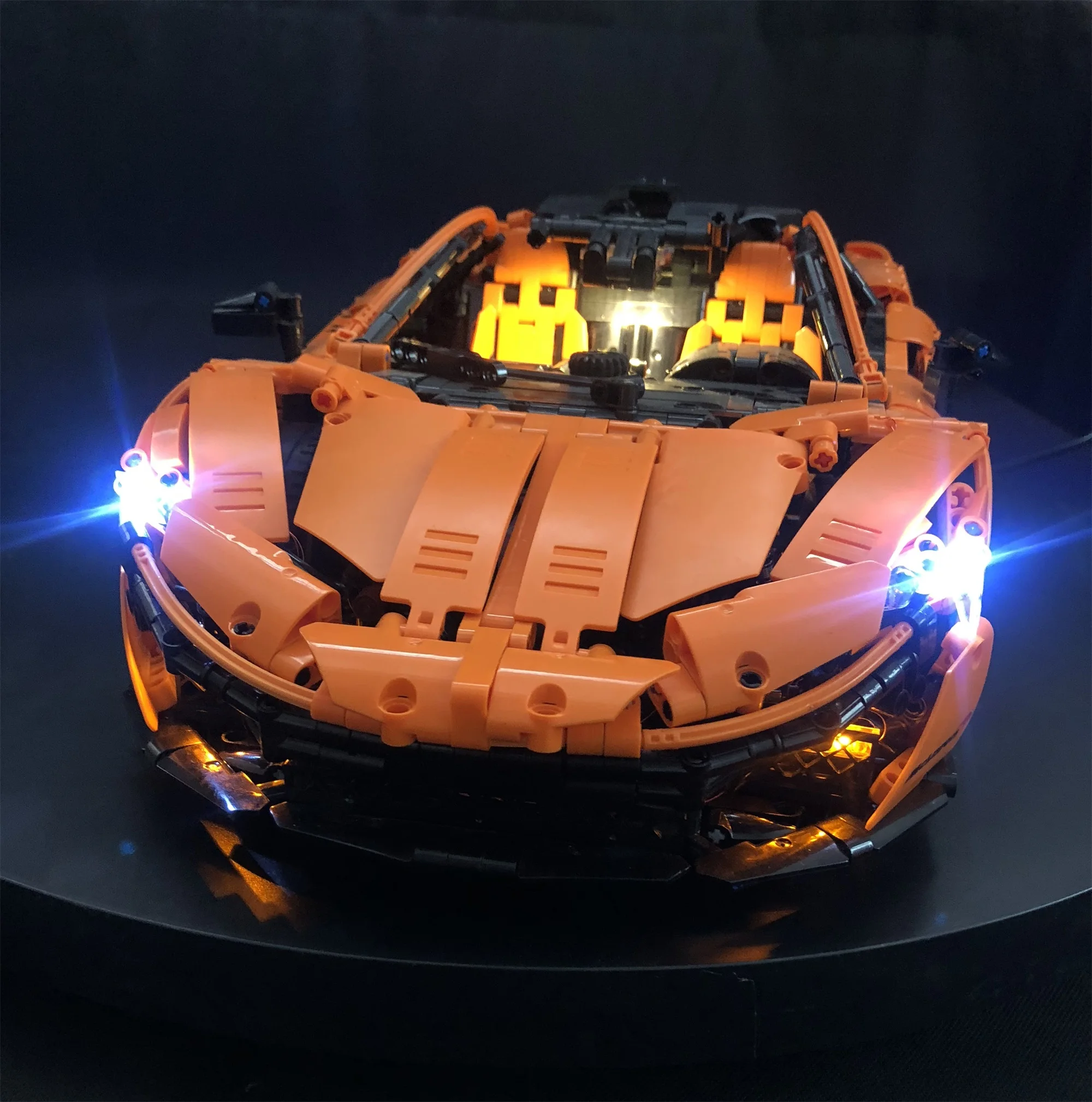 McLaren P1 hypercar MOC DIY светодиодный светильник совместимый с 16915 20087 Лего технический
