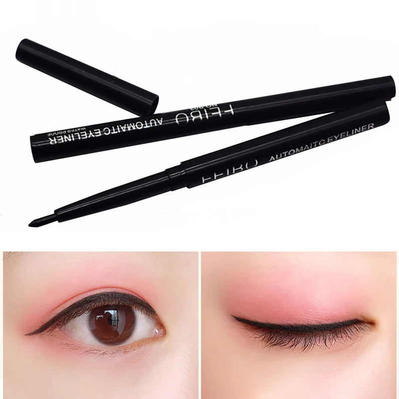 Черная Подводка для глаз водостойкая стойкая Профессиональная Косметика женщин