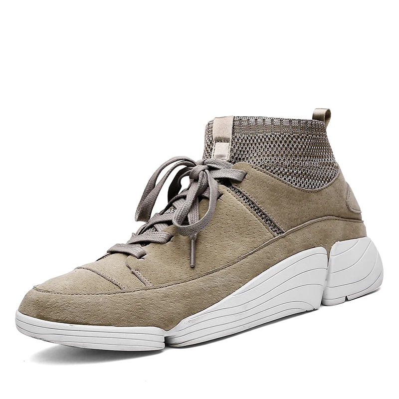 

Fashion Trend Flying Weaving Socks Men Running Shoes Wear Shock Absorbing Outdoor Sports Shoes men Sneakers Male Athletic Shoes