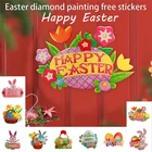 Алмазная картина сделай сам, венок, ручная работа, 5D разы, Пасхальный кролик, гирлянда, мозаика, рисование, украшение для дома, вечеринки, подарки
