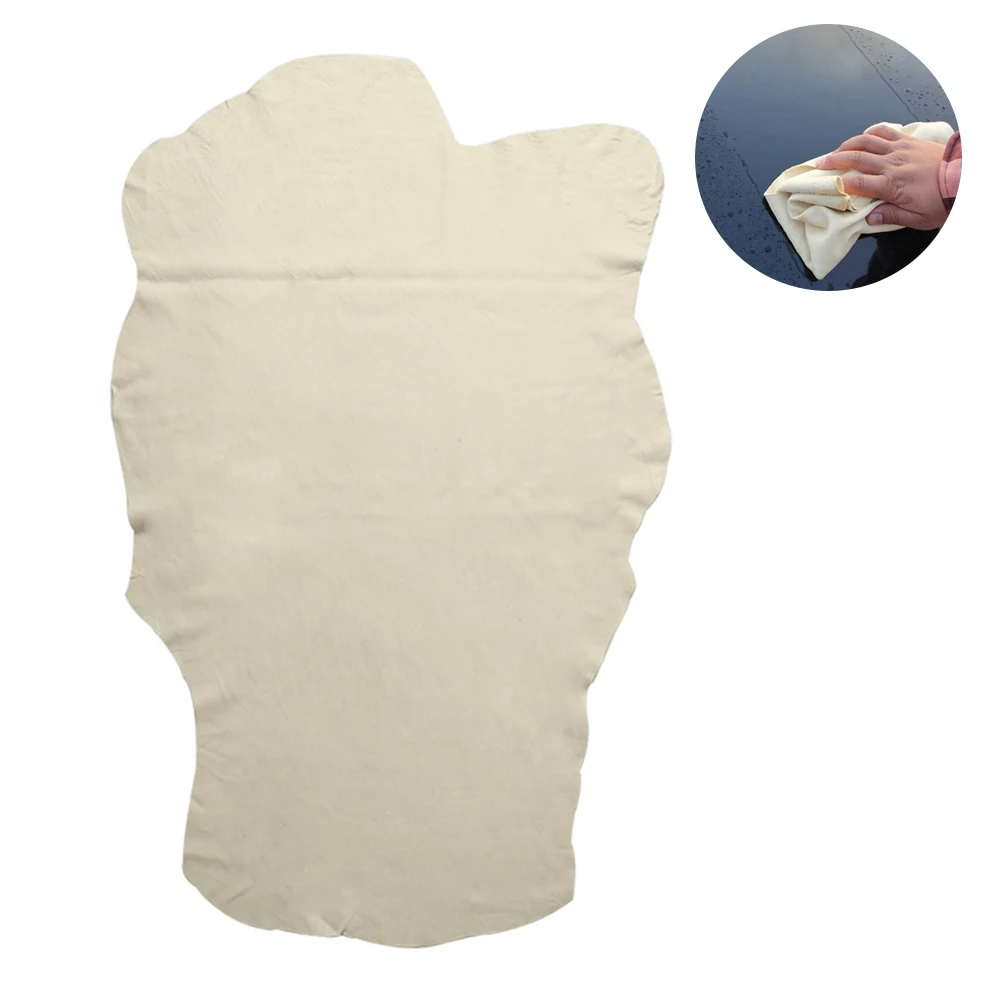 Супер абсорбирующее полотенце для мытья автомобиля натуральная замша ткань