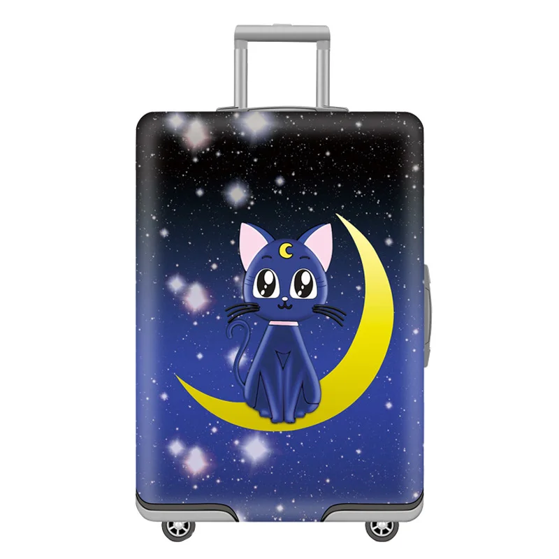 I Luggage cover Чехол для багажа, эластичные Защитные чехлы для багажа, уплотненный чехол для костюма, пылезащитный чехол для 18-32 дюймов, чехол для костюма, аксессуары для путешествий - Цвет: I Luggage cover