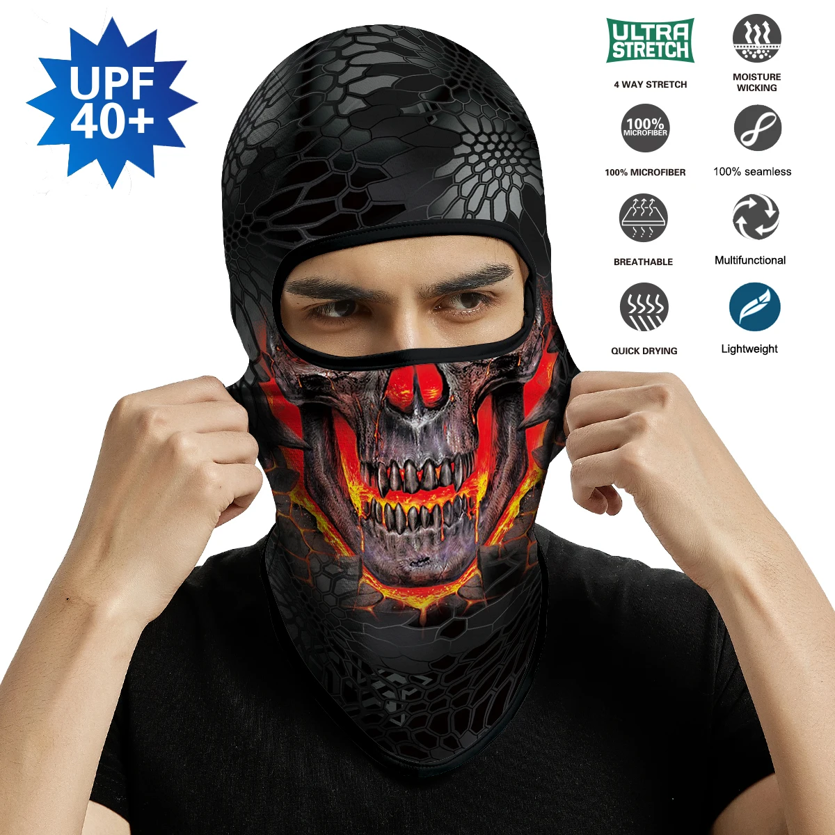 Огурцы тонкая Балаклава мотоцикл маска для лица Спортивная бесшовная бандана