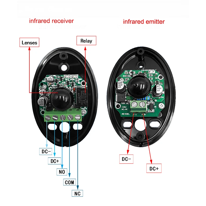 DIYSECUR IP65 автоматический беспроводной лучевой инфракрасный детектор