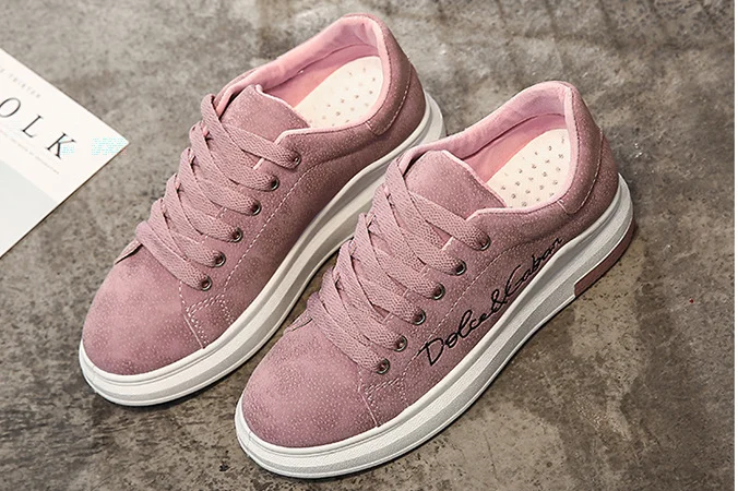 Модная женская Вулканизированная обувь Повседневная на платформе женские