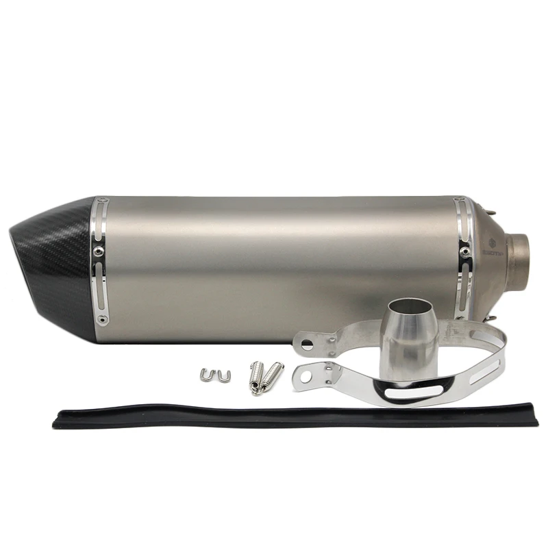 Alconstar Racing 490 мм универсальный глушитель выхлопной трубы мотоцикла без шнуровки