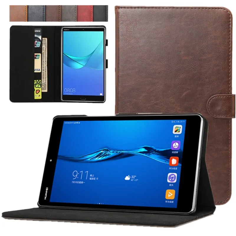 Чехол из искусственной кожи для Huawei M3 lite 8 флип-чехол планшетов чехол Mediapad |