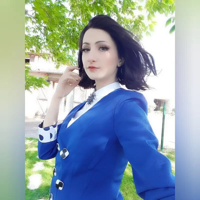 Heathers The Music Rock Musical Veronica Sawyer сценическое платье концертный карнавальный костюм женская униформа Королевский синий жакет