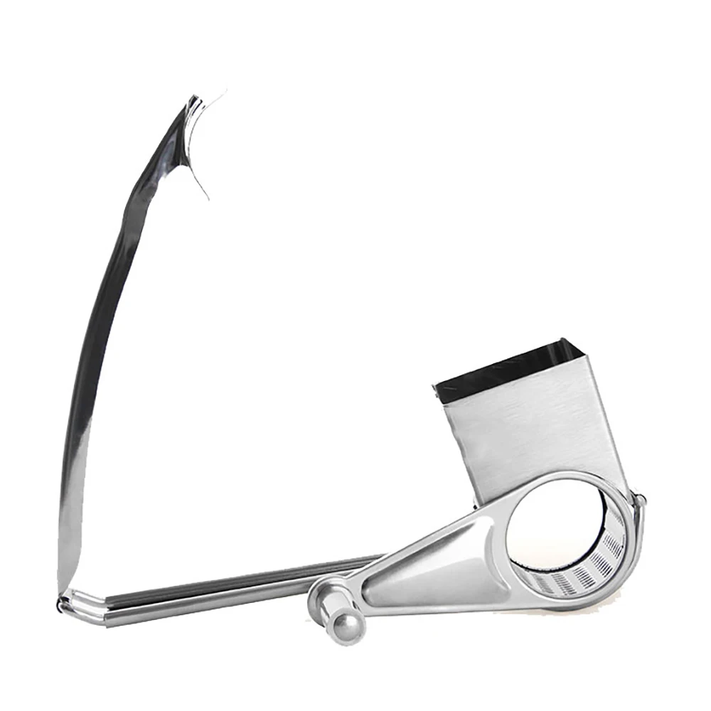 Портативная Серебристая терка для картофеля из нержавеющей стали роторная