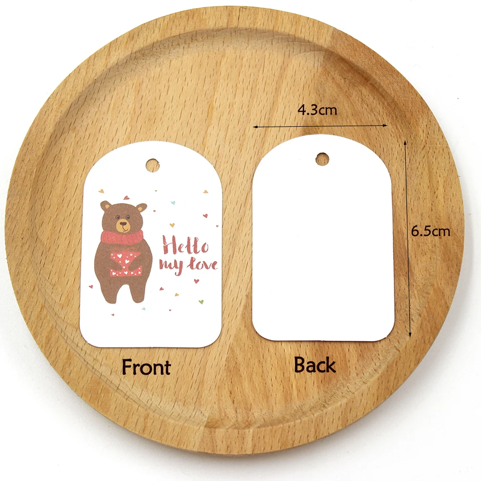 Бирки из крафт-бумаги сделай сам 50 шт. |