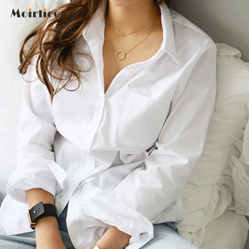 Женские рубашки и блузки 2019 женская блузка Топ с длинным рукавом повседневные