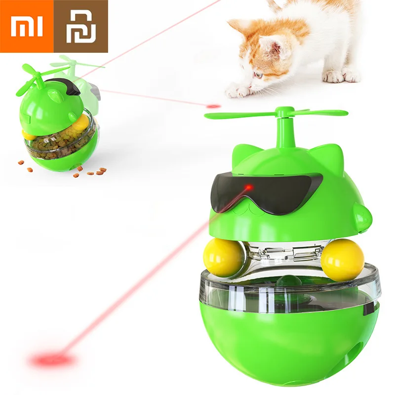 

XiaoMi Pet Toy Cat Infrared Laser Electric Tumbler Leaking Ball Multifunction Self Entertainment Relieve Boredom Pet Supplies Mi