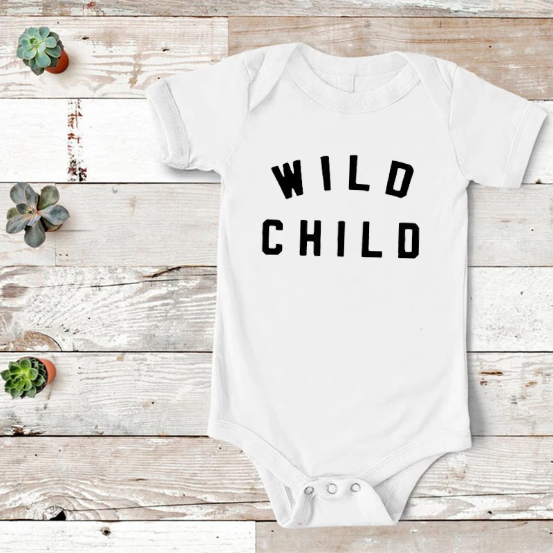 

Wild Child Baby shirt 2022 Womens Boutique Clothing Big Sister Family Matching Mother and Daughter Clothes Fashion