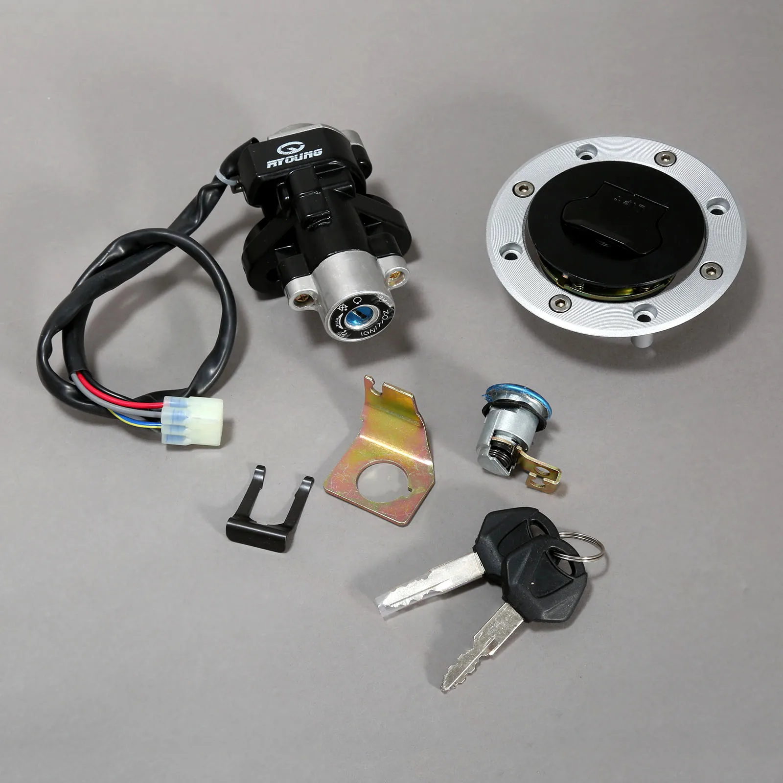 Переключатель зажигания топливного газа крышка сиденья замок ключ набор для Suzuki