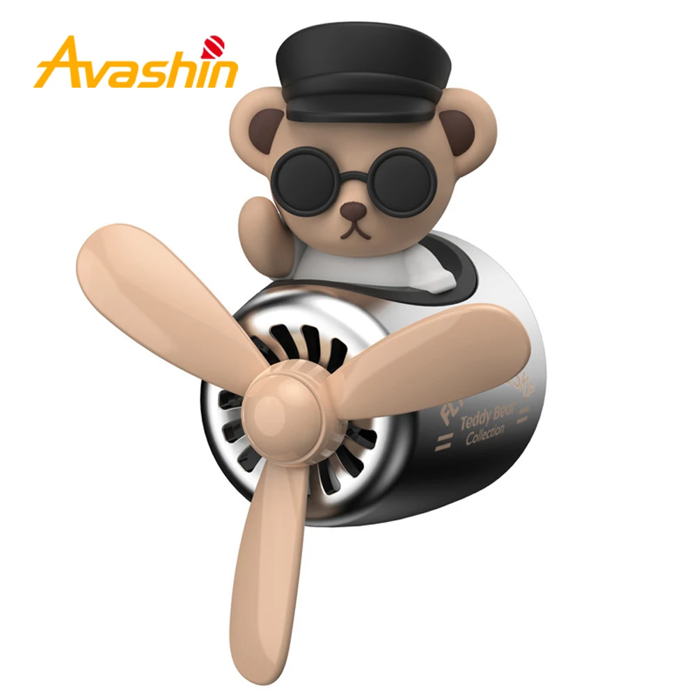 Освежитель воздуха для автомобиля Teddy Bear вращающийся ароматизатор с вращающимся