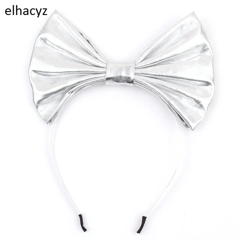Повязка на голову с металлическим бантом 7 дюймов 3 шт./лот|hair bands kids|diy hair accessorieshair
