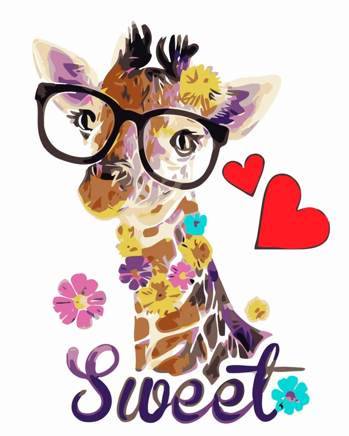 Набор для рисования по номерам на холсте 40 х50 см | Дом и сад