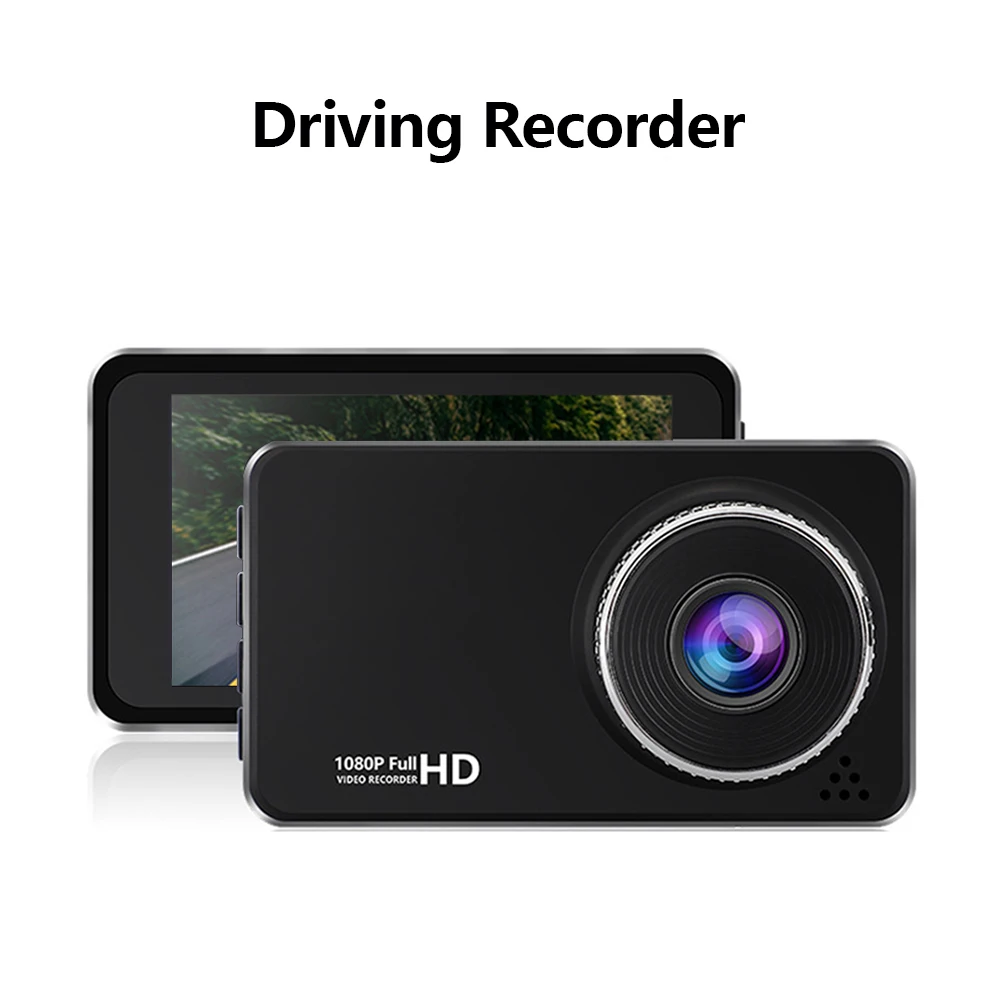 

3inch Car DVR Dual Camera lens Dashcam TouchScreen 1080P Car Video Recorder Dash Cam Registrator Rear View Camera Loop Recording