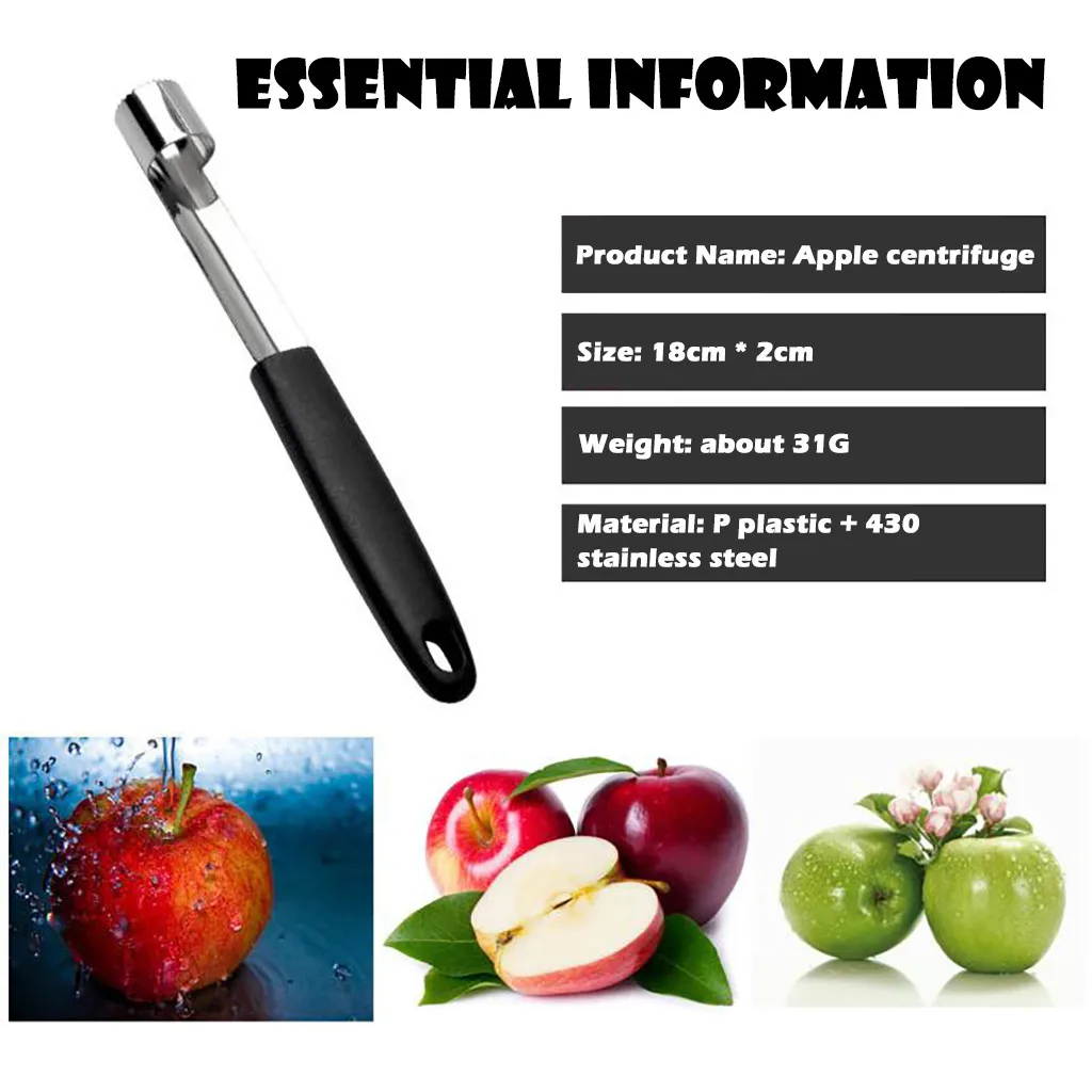 180 мм (7 '') нож для удаления сердцевины яблок Pitter груша колокол твист фрукты