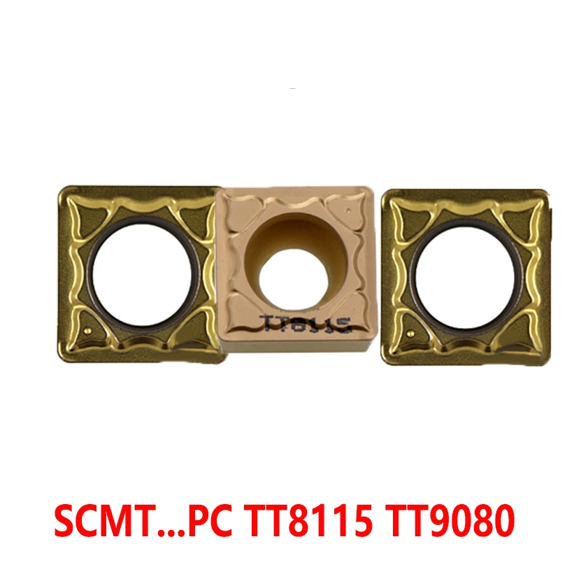 

SCMT09T304 SCMT09T308 SCMT120404 SCMT120408 PC TT9080 TT8115 SCMT Carbide Inserts Lathe Cutter Turning Tool Cutting Original CNC