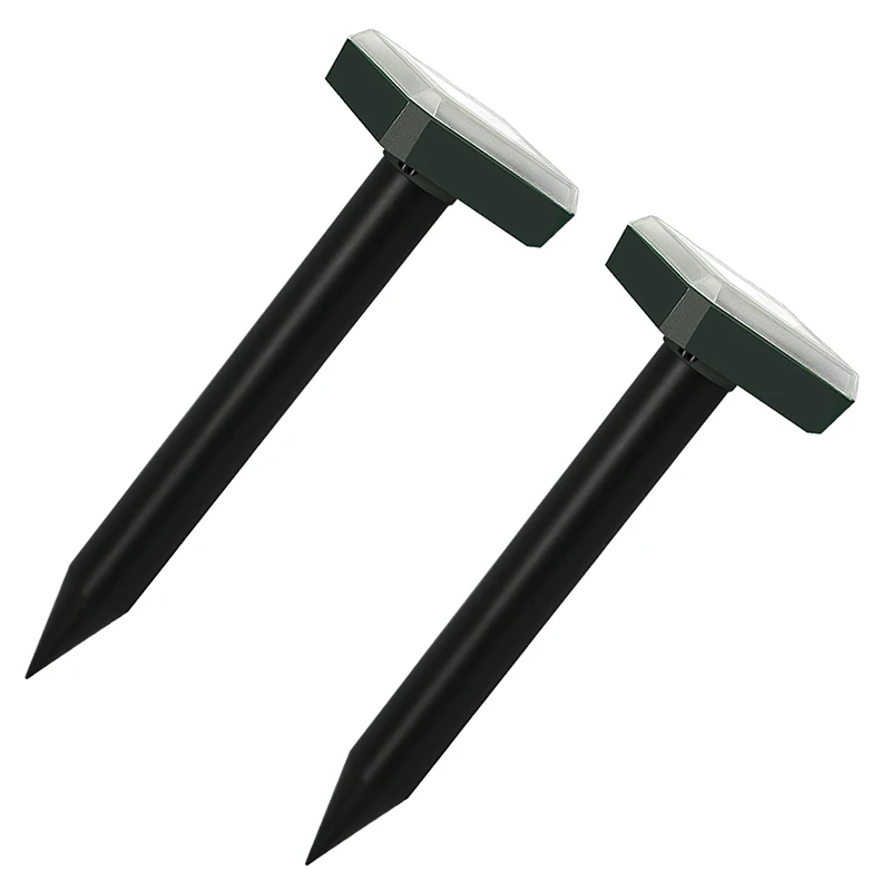 

3pcs Solar Mouse Repeller Landscape Garden Snake Repelling Device Pest Control Outdoor Ground Rodent Mole Mice Repellent